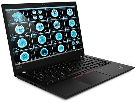 Lenovo ThinkPad P14s Gen2　左斜め前から