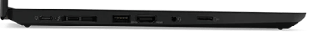 Lenovo ThinkPad P14s Gen2の左側面インターフェイス