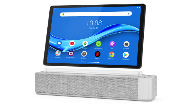 Smart Tab M10 FHD Plus with Alexa Built-inとSmart Dock　正面