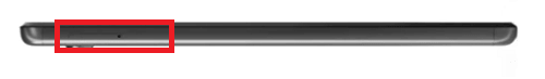 Lenovo Tab M7　micro SDカードスロット