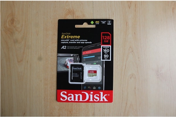 SanDiskのMicroSDカード