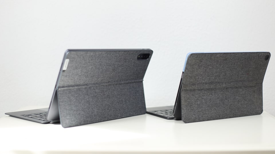 Lenovo Tab P11 ProとIdeaPad Duet Chromebookのカバー比較