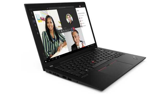 Lenovo ThinkPad X13 Gen 2 AMD　左斜め前から