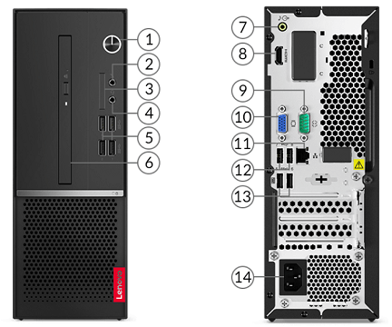 Lenovo V50s Smallのインターフェース