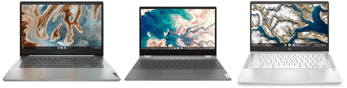 Lenovo IdeaPad Slim 360 Chromebookとライバル機種の筐体比較