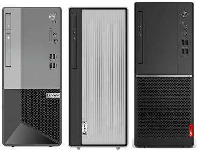 Lenovo V50t Mini-TowerとIdeacentre 560i、V55t Mini-towerの筐体比較