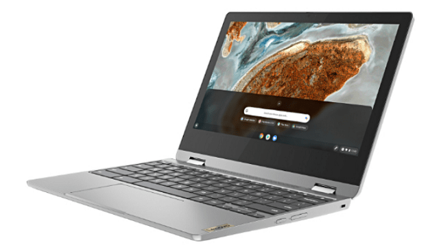 Lenovo Ideapad Flex 360 Chromebook　右斜め前から