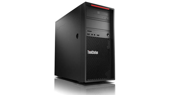 Lenovo Thinkstation P520C　左側面