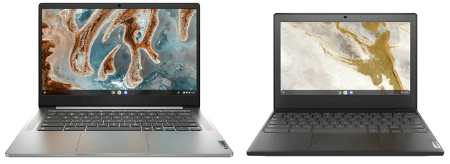 Lenovo IdeaPad Slim 360 ChromebookとIdeapad Slim 350iの筐体比較