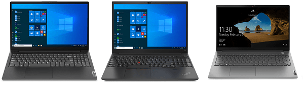 Lenovo V15 gen 2とThinkPad E15 gen 2、Thinkbook 15 Gen 2の筐体比較