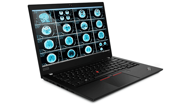 Lenovo ThinkPad P14s AMD Gen 2　左斜め前から