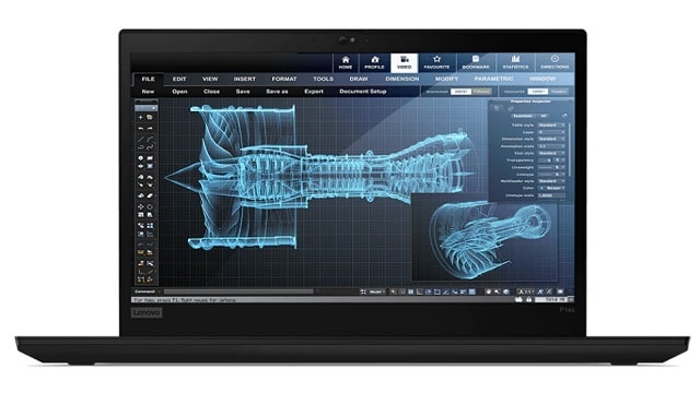 Lenovo ThinkPad P14s AMD Gen 2　正面