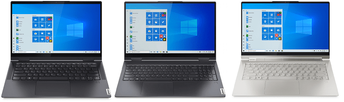 Lenovo Yoga 760 AMDとYoga 750i、Yoga 950iの筐体比較