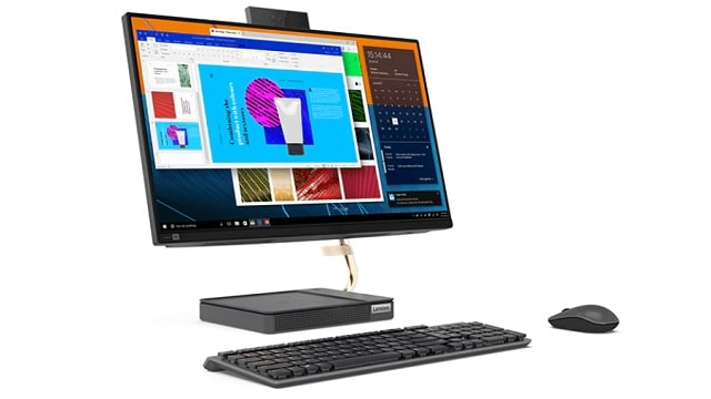 Lenovo IdeaCentre AIO560i(23.8型)　左斜め前から