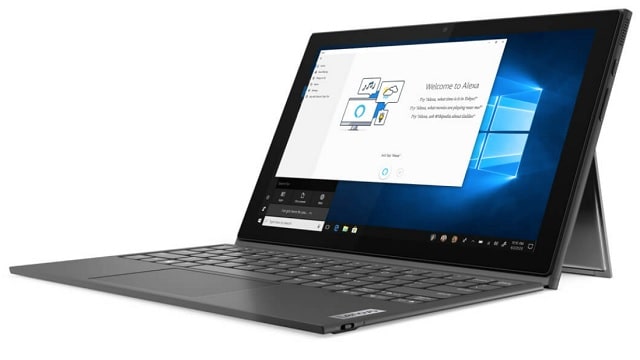 Lenovo IdeaPad Duet 350i　右斜め前から