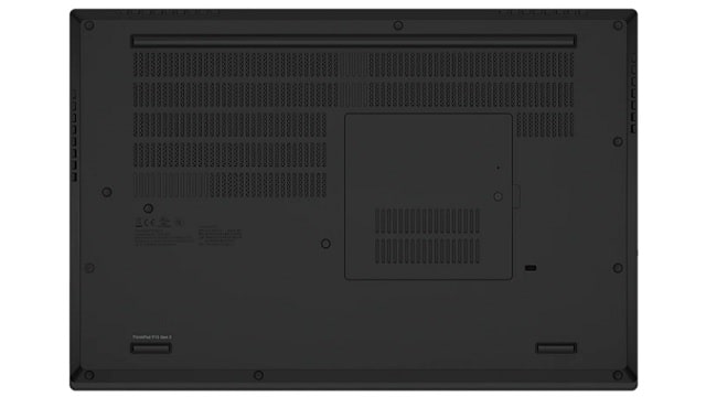 Lenovo ThinkPad P15 Gen 2の底面