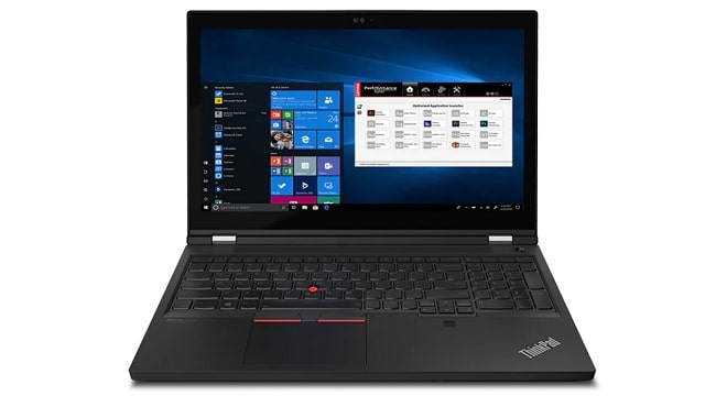 Lenovo ThinkPad P15 Gen 2　正面