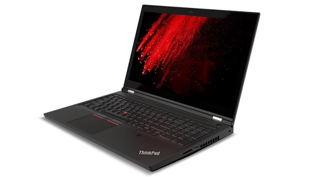 Lenovo ThinkPad P15 Gen 2　右斜め前から