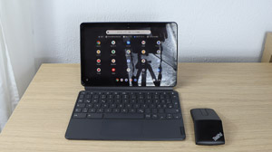 ThinkPad X1 プレゼンターマウスをideapad duet chromebookに接続