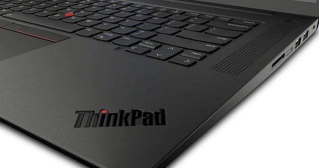 Lenovo ThinkPad P1 Gen 4のパームレスト