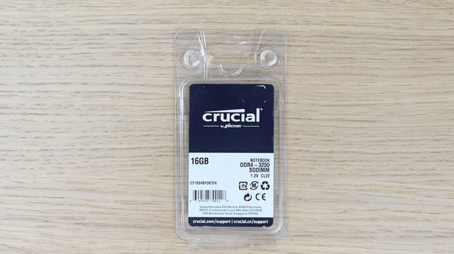 Crucial DDR4-3200MHz 16GB