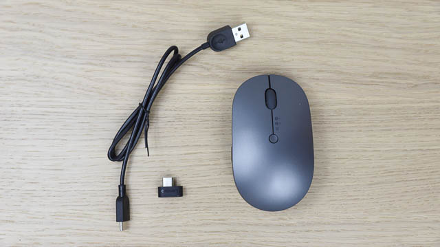 Lenovo Go USB Type-C ワイヤレス マルチデバイスマウスと付属品