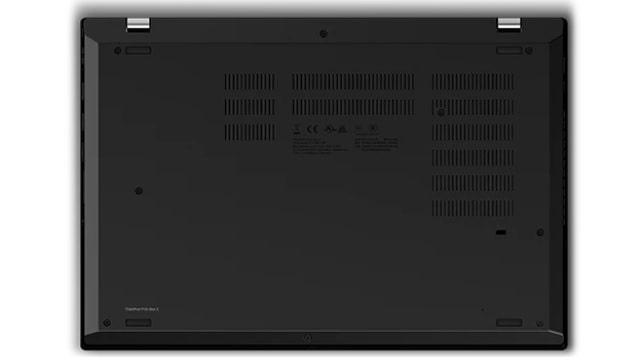 Lenovo ThinkPad P15v Gen 2の底面