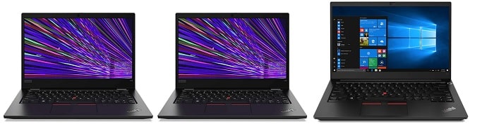 Lenovo thinkpad L13 Gen 2 AMDと比較機種の筐体