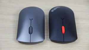 Thinkbook Bluetooth サイレントマウスとThinkPad Bluetooth サイレントマウスの比較　正面