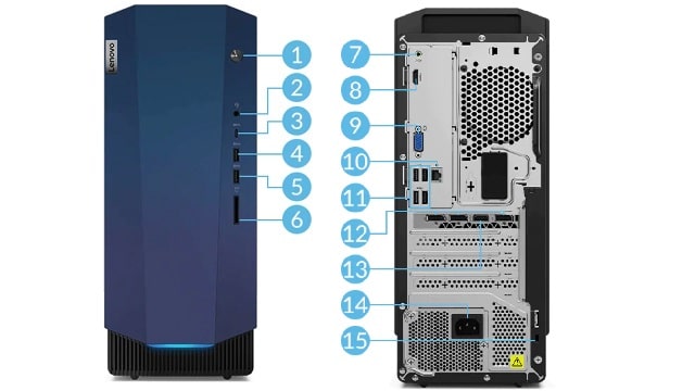 Lenovo IdeaCentre Gaming560 AMD　インターフェース