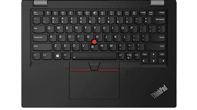 Lenovo thinkpad L13 Gen 2 AMDのキーボード