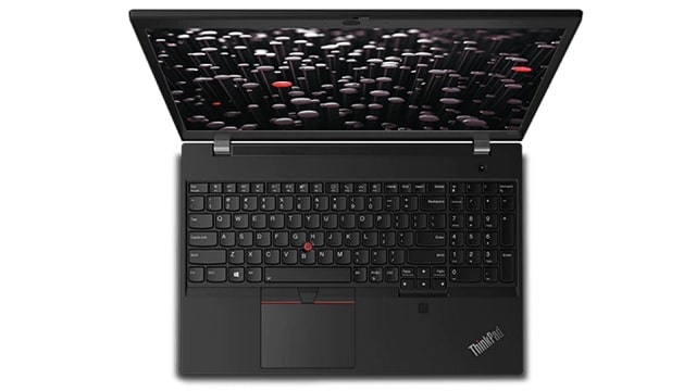 Lenovo ThinkPad P15v Gen 2　上から