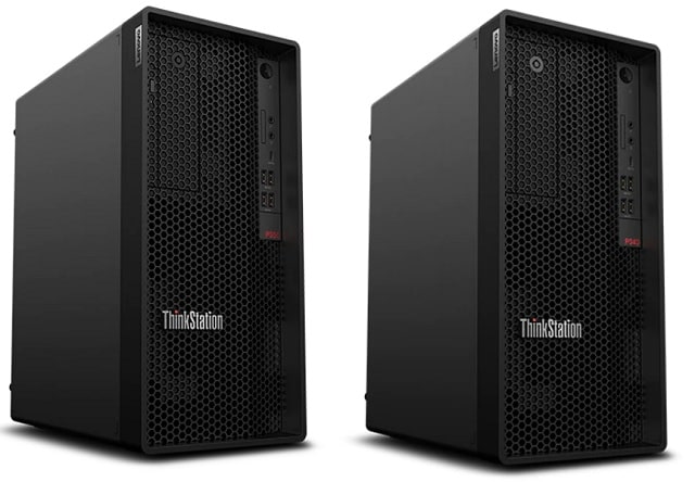 Lenovo Thinkstation P350 Towerと旧モデルの筐体