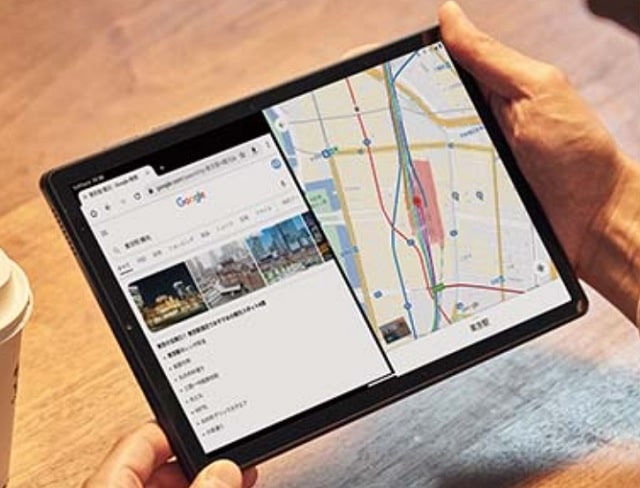 Lenovo TAB6　マルチ画面モード
