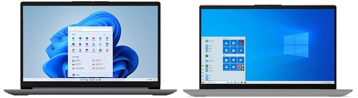 IdeaPad Slim 170 15.6型とSlim 550 15.6型の筐体比較