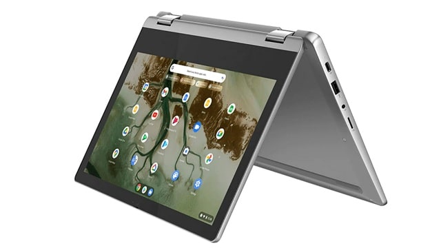 Lenovo IdeaPad Flex360i Chromebook テントモード