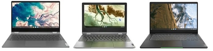 IdeaPad Slim 560i Chromebookと比較機種の筐体