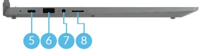 Lenovo IdeaPad Flex560i Chromebook 左インターフェイス