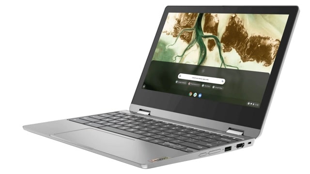 Lenovo IdeaPad Flex360i Chromebook 右斜め前から
