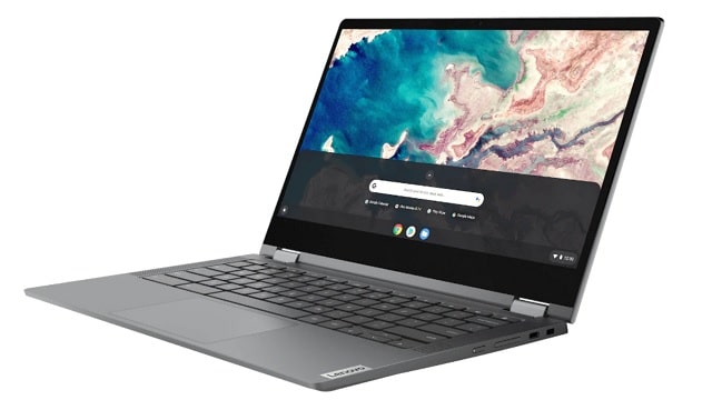 Lenovo IdeaPad Flex560i Chromebook 右斜め前から