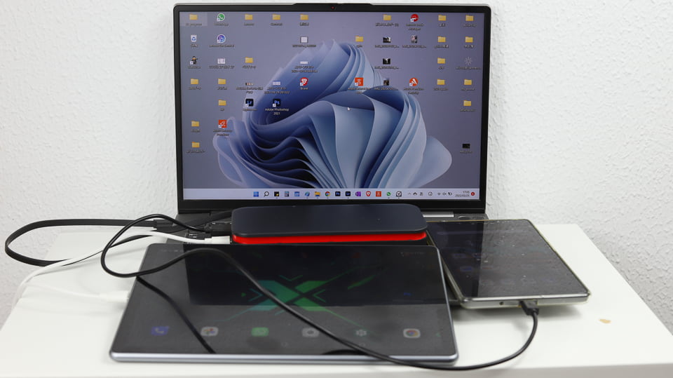 Lenovo Go USB Type-C ノートブックパワーバンク20000mAhの使用方法