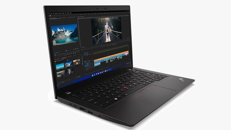 Lenovo ThinkPad L14 Gen 3(AMD) 左斜め前から