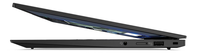 Lenovo ThinkPad X1 Carbon Gen 10 横から 