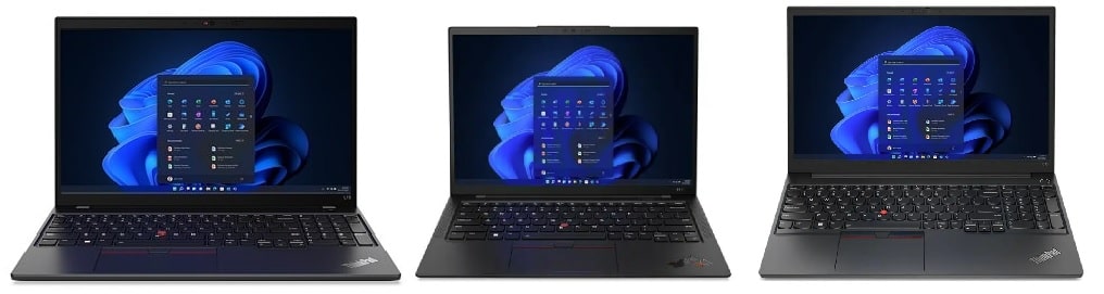 Lenovo ThinkPad L15 Gen 3と比較機種