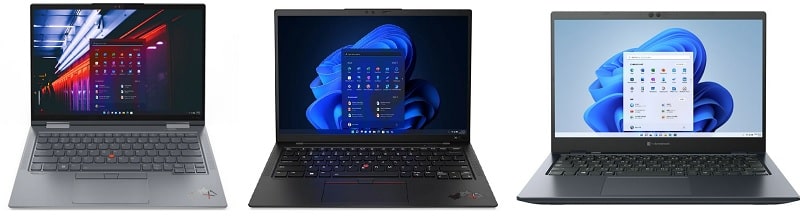 Lenovo ThinkPad X1 Yoga Gen 7と比較機種
