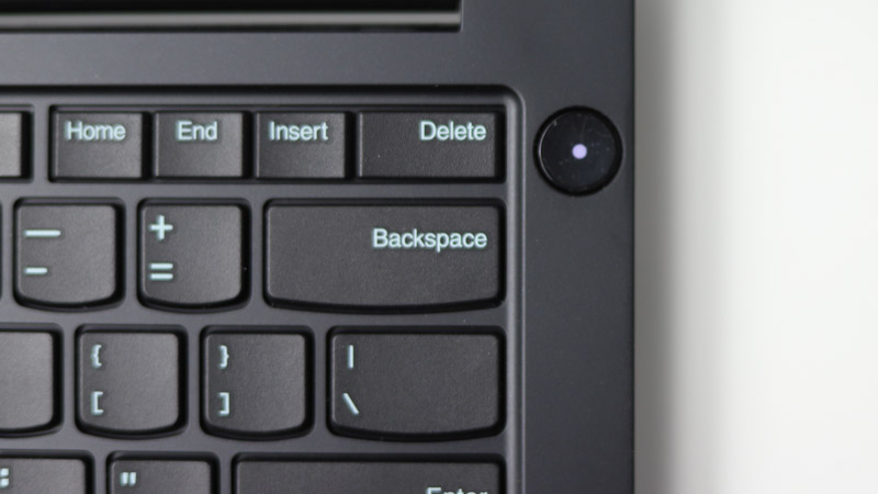 Lenovo ThinkPad E14 Gen 4(AMD)の電源ボタン