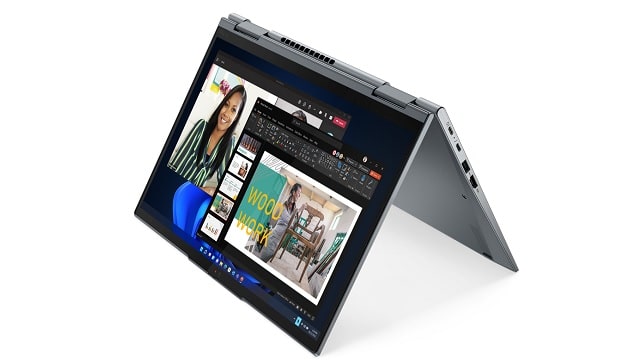 Lenovo ThinkPad X1 Yoga Gen 7 テントモード