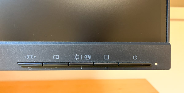 Lenovo L22i-30 モニター (21.5インチ)のボタン