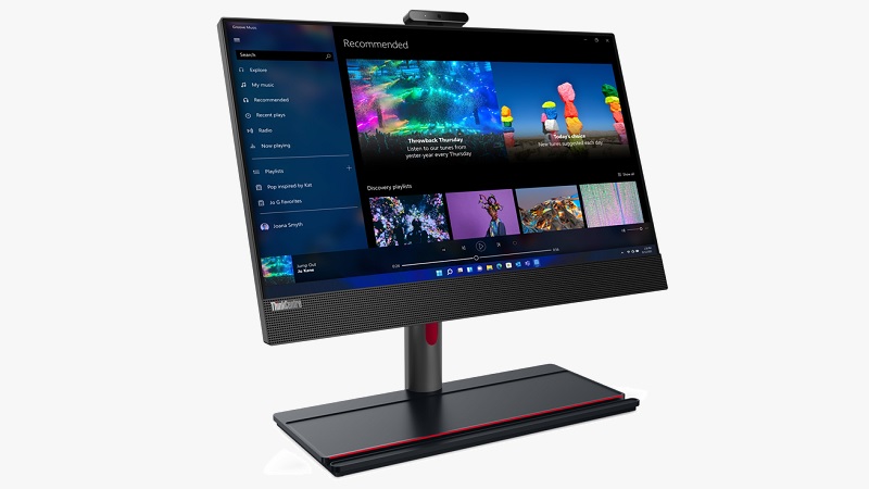 ThinkCentre M90a All-in-One Gen 3　左斜め前から