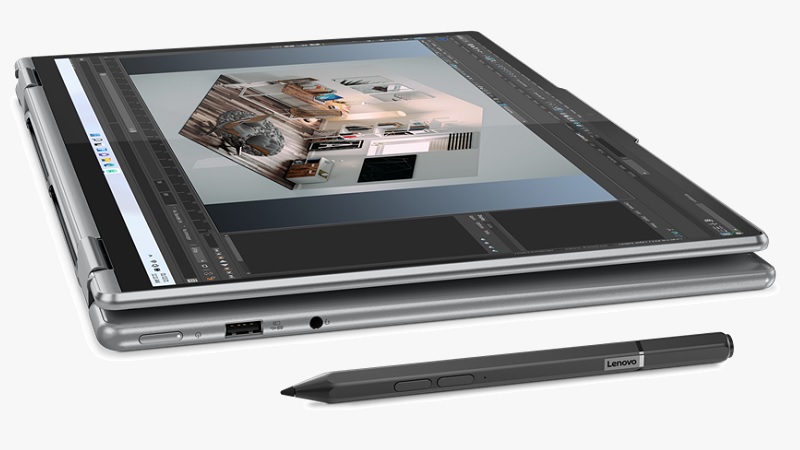 Lenovo Yoga 770i 16型 タブレットモードとペン